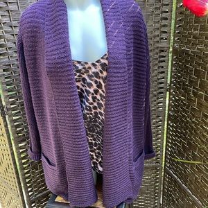 Karen Scott purple sweater (Large)